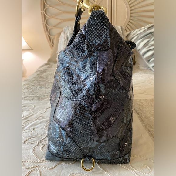 Coach RARE Vintage Exotic Python Satchel Limited Edition - Picture 10 of 17